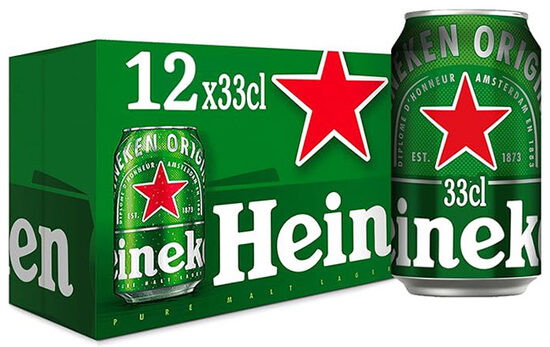 Heineken can 12 x 330ml